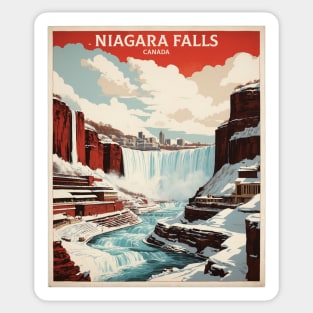 Niagara Falls Canada Vintage Poster Tourism 2 Sticker